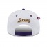 9Fifty Los Angeles Lakers Gorra - - Parche corona blanco